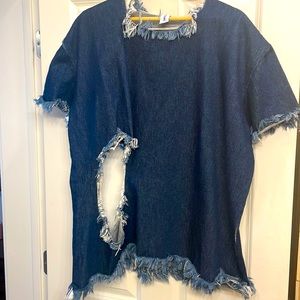 Ashley Rowe denim tunic - One Size fits most